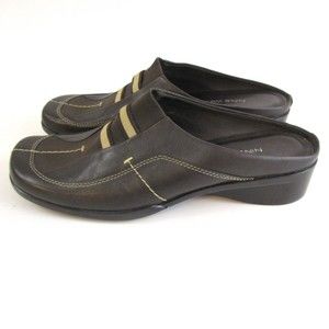 Nine West Renny women's 7M mule slides brown and tan
